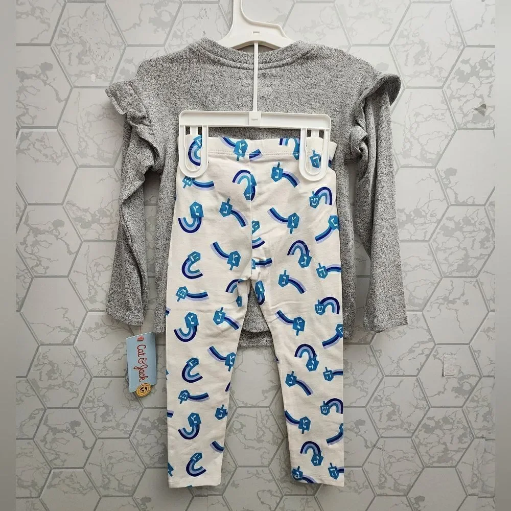 NWT Hanukkah or Shabbat Cat & Jack girl Outfit